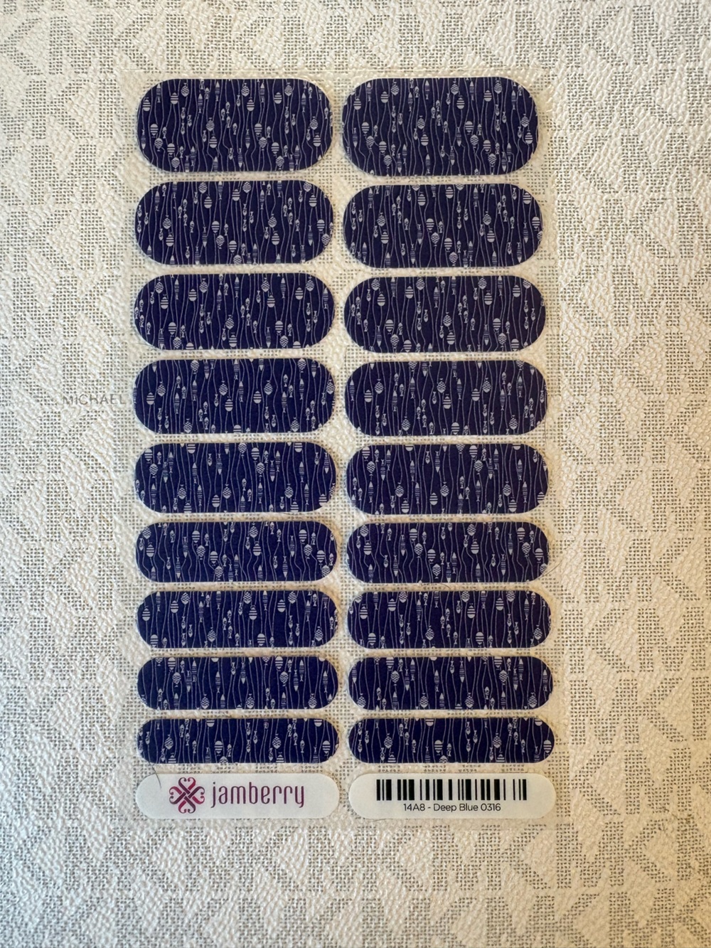 Jamberry Nail Wrap - Deep Blue